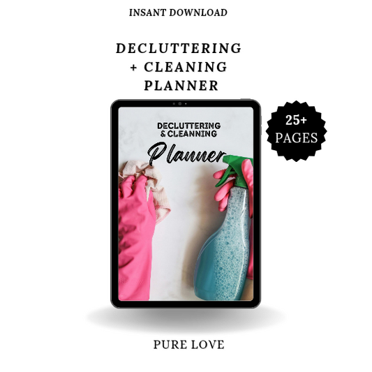 Decluttering + Cleaning Planner